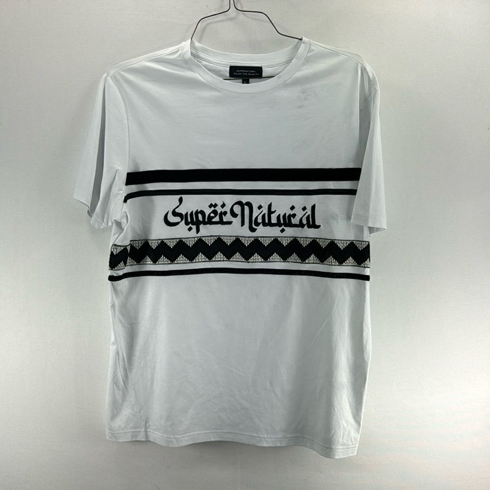 SuperNatural Benny The Butcher T-shirt- White/Black- Size L